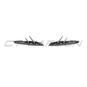 TOYOTA SUPRA 2019+ A90 CARBON FIBRE FRONT BUMPER VENT TRIM