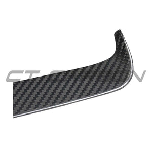 TESLA MODEL Y 2025+ FACELIFT DRY CARBON FIBRE LOWER DASHBOARD COVER