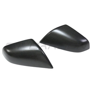 TESLA MODEL S 2013-2020 MATTE CARBON FIBRE MIRRORS-Accessories-CT CARBON-CT Carbon - High-quality carbon fiber and gloss black aerodynamic parts for premium sports and luxury vehicles.