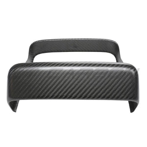 TESLA MODEL S 2021+ MATTE CARBON FIBRE REAR SCREEN ADD ON-Accessories-CT CARBON-CT Carbon - High-quality carbon fiber and gloss black aerodynamic parts for premium sports and luxury vehicles.
