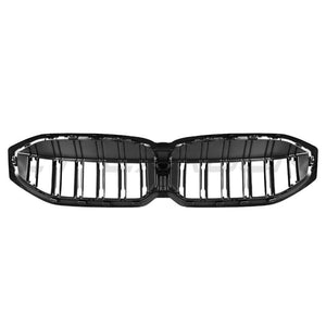 BMW 3 SERIES G20/G21 LCI 2022+ CARBON FIBRE DOUBLE SLAT GRILLE-Accessories-CT CARBON-CT Carbon - High-quality carbon fiber and gloss black aerodynamic parts for premium sports and luxury vehicles.
