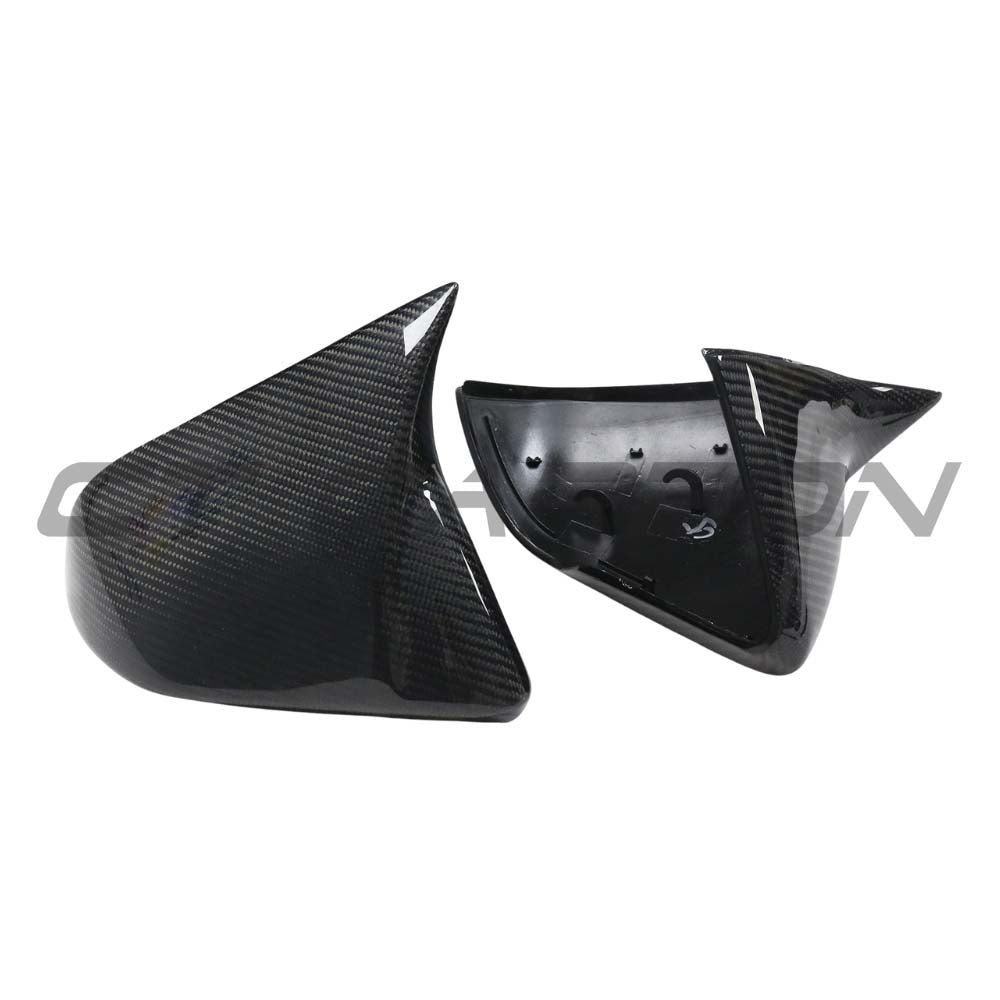 MUSTANG S550 2015-2022 CARBON FIBRE MIRROR COVER REPLACEMENT - V2