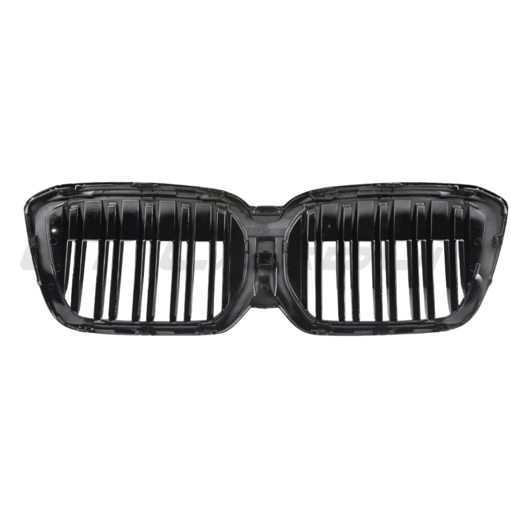 BMW IX3 G08 BEV DOUBLE SLAT CARBON FIBRE FRONT GRILLE-Grille-CT CARBON-CT Carbon - High-quality carbon fiber and gloss black aerodynamic parts for premium sports and luxury vehicles.