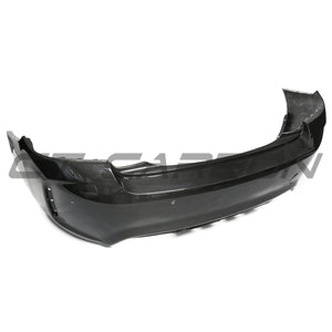 BMW F87 M2/M2C CARBON PRE-PREG FIBRE REAR BUMPER-Bumper-CT CARBON-CT Carbon - High-quality carbon fiber and gloss black aerodynamic parts for premium sports and luxury vehicles.