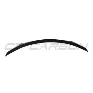 TESLA MODEL S 2013+ CARBON FIBRE SPOILER - V2-Spoiler-CT CARBON-CT Carbon - High-quality carbon fiber and gloss black aerodynamic parts for premium sports and luxury vehicles.
