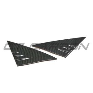 TESLA MODEL Y 2025+ FACELIFT DRY CARBON FIBRE A PILLAR COVER