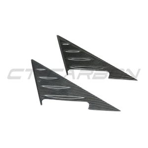 BMW M4 G82/G83 CARBON FIBRE MIRROR PILLAR TRIM-Accessories-CT CARBON-CT Carbon - High-quality carbon fiber and gloss black aerodynamic parts for premium sports and luxury vehicles.