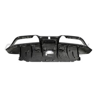 FERRARI F8 2019-2023 CARBON FIBRE DIFFUSER-Diffuser-CT CARBON-CT Carbon - High-quality carbon fiber and gloss black aerodynamic parts for premium sports and luxury vehicles.