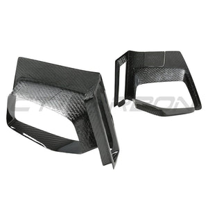 BMW X3M/X4M F97/F98 LCI 2022+ CARBON FIBRE FRONT BUMPER MIDDLE TRIM-Accessories-CT CARBON-CT Carbon - High-quality carbon fiber and gloss black aerodynamic parts for premium sports and luxury vehicles.