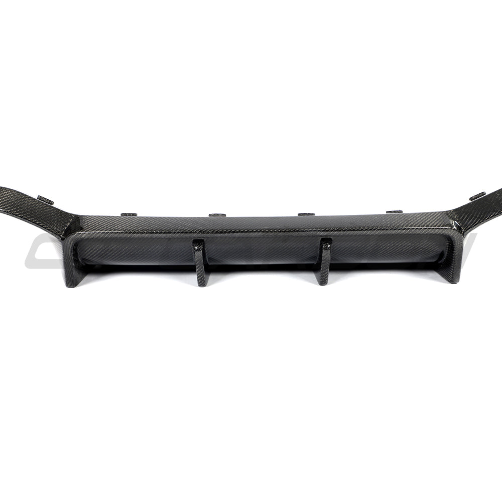BMW G02 X4 & F98 X4M LCI 2022-2025 CARBON FIBRE DIFFUSER-Diffuser-CT CARBON-CT Carbon - High-quality carbon fiber and gloss black aerodynamic parts for premium sports and luxury vehicles.