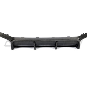 BMW G02 X4 & F98 X4M LCI 2022-2025 CARBON FIBRE DIFFUSER-Diffuser-CT CARBON-CT Carbon - High-quality carbon fiber and gloss black aerodynamic parts for premium sports and luxury vehicles.