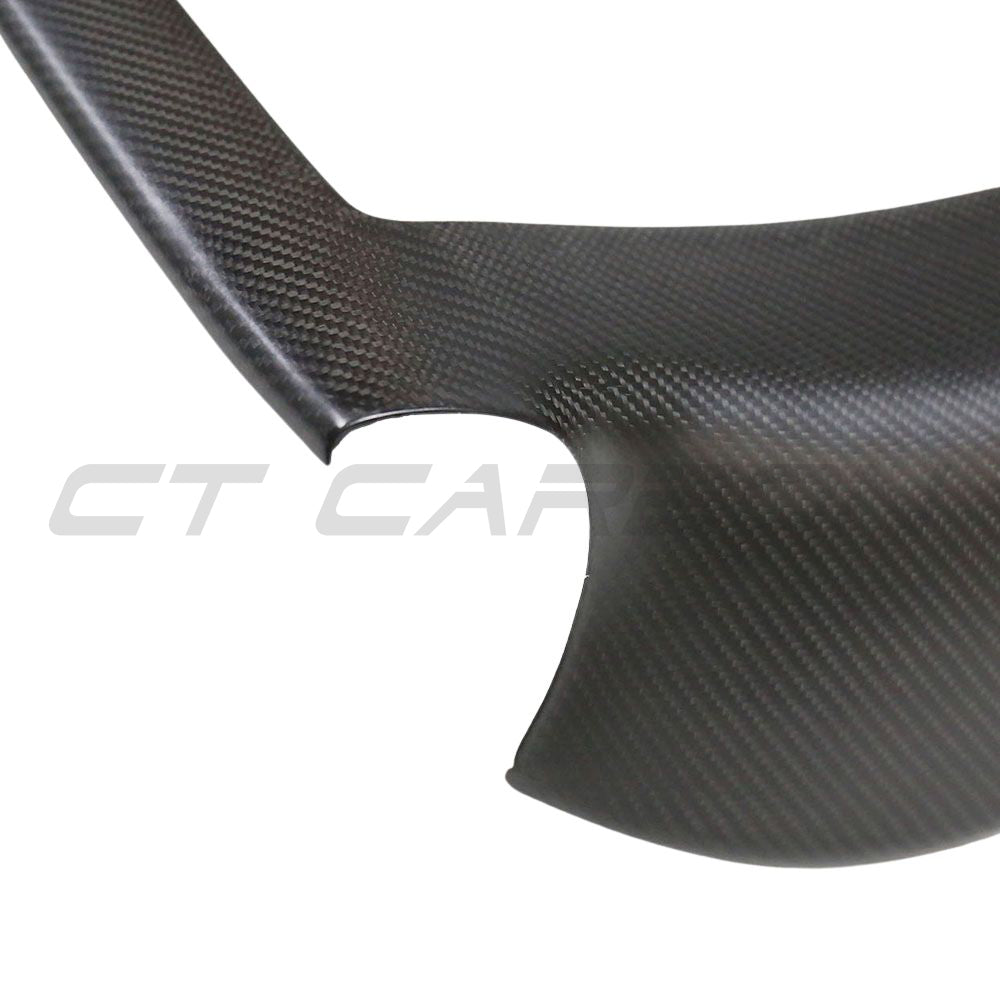 TESLA MODEL 3 2017-2023 MATTE CARBON FIBRE SEAT BACK COVERS-Accessories-CT CARBON-CT Carbon - High-quality carbon fiber and gloss black aerodynamic parts for premium sports and luxury vehicles.