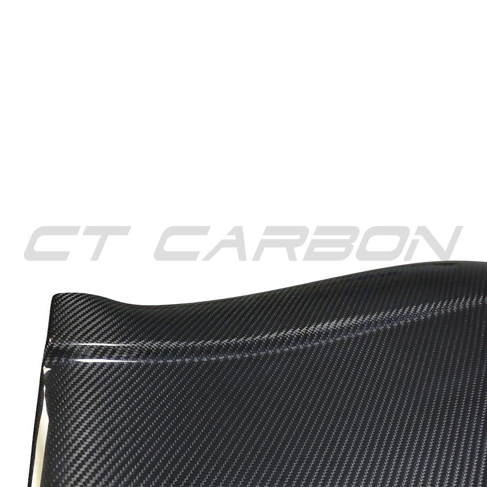 TESLA MODEL S 2021+ CARBON FIBRE REPLACEMENT SEAT BACKS-Accessories-CT CARBON-CT Carbon - High-quality carbon fiber and gloss black aerodynamic parts for premium sports and luxury vehicles.
