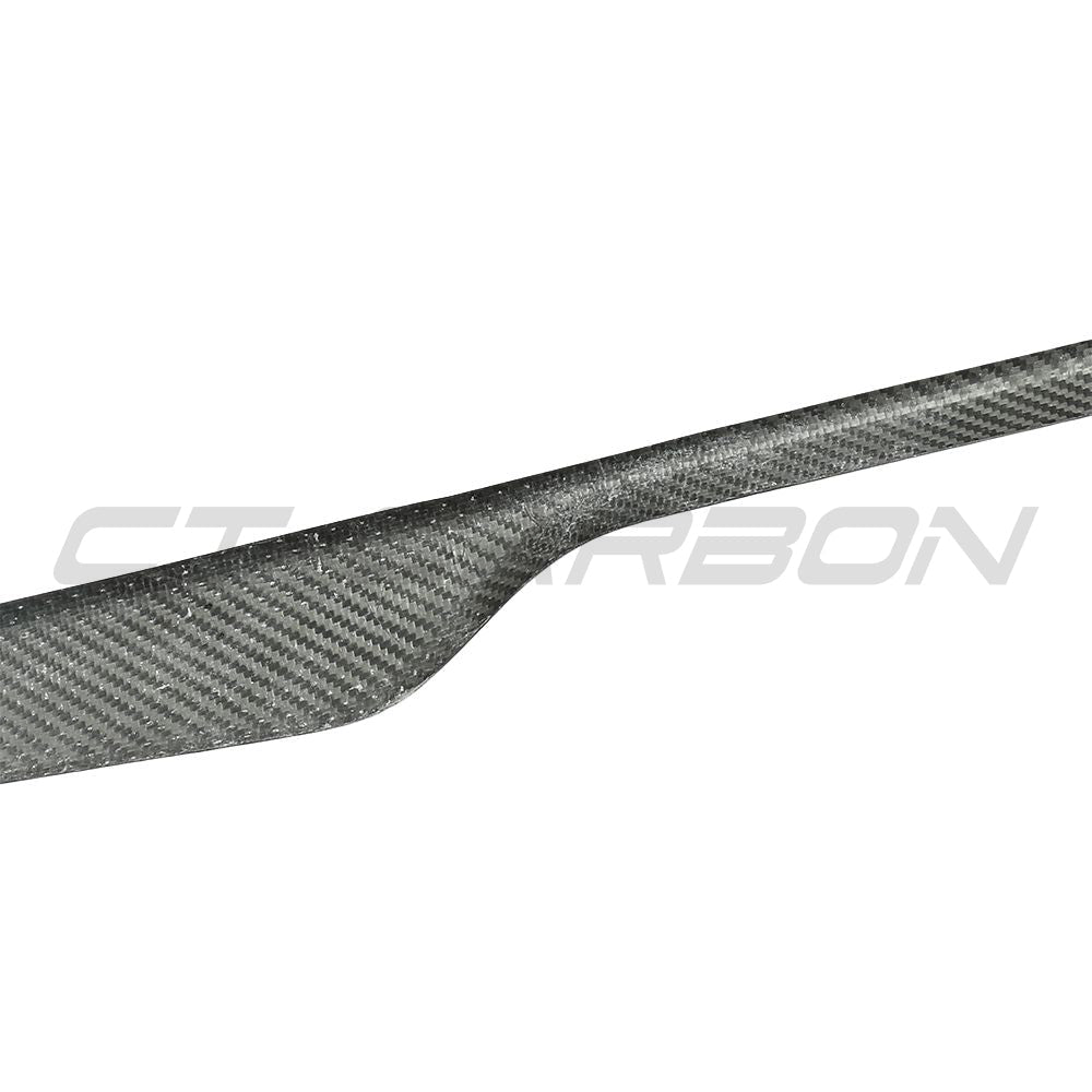TESLA MODEL S 2021+ CARBON FIBRE DASHBOARD TRIM STICK ON-Accessories-CT CARBON-CT Carbon - High-quality carbon fiber and gloss black aerodynamic parts for premium sports and luxury vehicles.