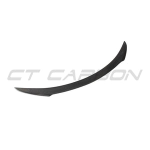 TESLA MODEL S 2013+ CARBON FIBRE SPOILER - V2-Spoiler-CT CARBON-CT Carbon - High-quality carbon fiber and gloss black aerodynamic parts for premium sports and luxury vehicles.