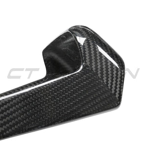 TESLA MODEL S 2021+ CARBON FIBRE REAR SCREEN ADD ON-Accessories-CT CARBON-CT Carbon - High-quality carbon fiber and gloss black aerodynamic parts for premium sports and luxury vehicles.