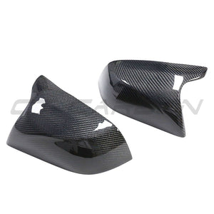 TESLA MODEL 3 2017-2023 CARBON FIBRE MIRRORS - V2-Accessories-CT CARBON-CT Carbon - High-quality carbon fiber and gloss black aerodynamic parts for premium sports and luxury vehicles.