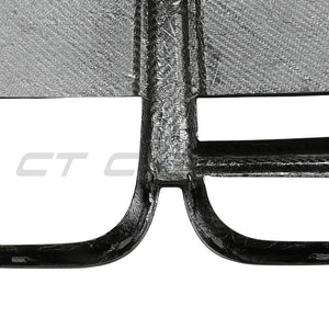 BMW 4 SERIES 2020+ G22/G23 CARBON FIBRE CSL GRILLE - WITH ACC-Grille-CT CARBON-CT Carbon - High-quality carbon fiber and gloss black aerodynamic parts for premium sports and luxury vehicles.