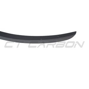 TESLA MODEL S 2013+ MATTE CARBON FIBRE SPOILER - V1-Spoiler-CT CARBON-CT Carbon - High-quality carbon fiber and gloss black aerodynamic parts for premium sports and luxury vehicles.