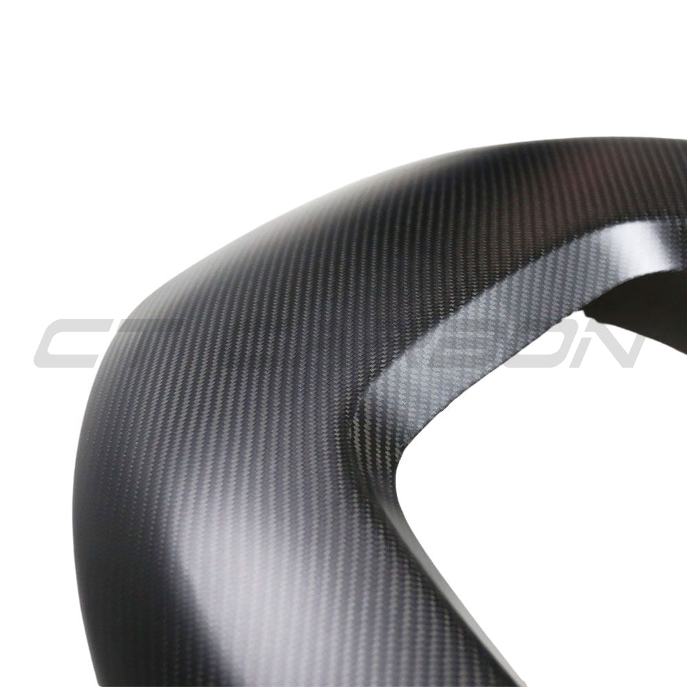 TESLA MODEL 3 2017-2023 MATTE CARBON FIBRE SEAT BACK COVERS-Accessories-CT CARBON-CT Carbon - High-quality carbon fiber and gloss black aerodynamic parts for premium sports and luxury vehicles.