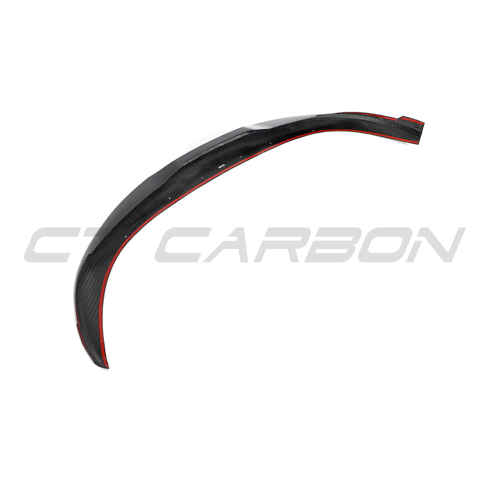 PORSCHE TAYCAN / TAYCAN 4 / TAYCAN 4S / TAYCAN GTS 2019+ CARBON FIBRE SPLITTER-Splitter-CT CARBON-CT Carbon - High-quality carbon fiber and gloss black aerodynamic parts for premium sports and luxury vehicles.