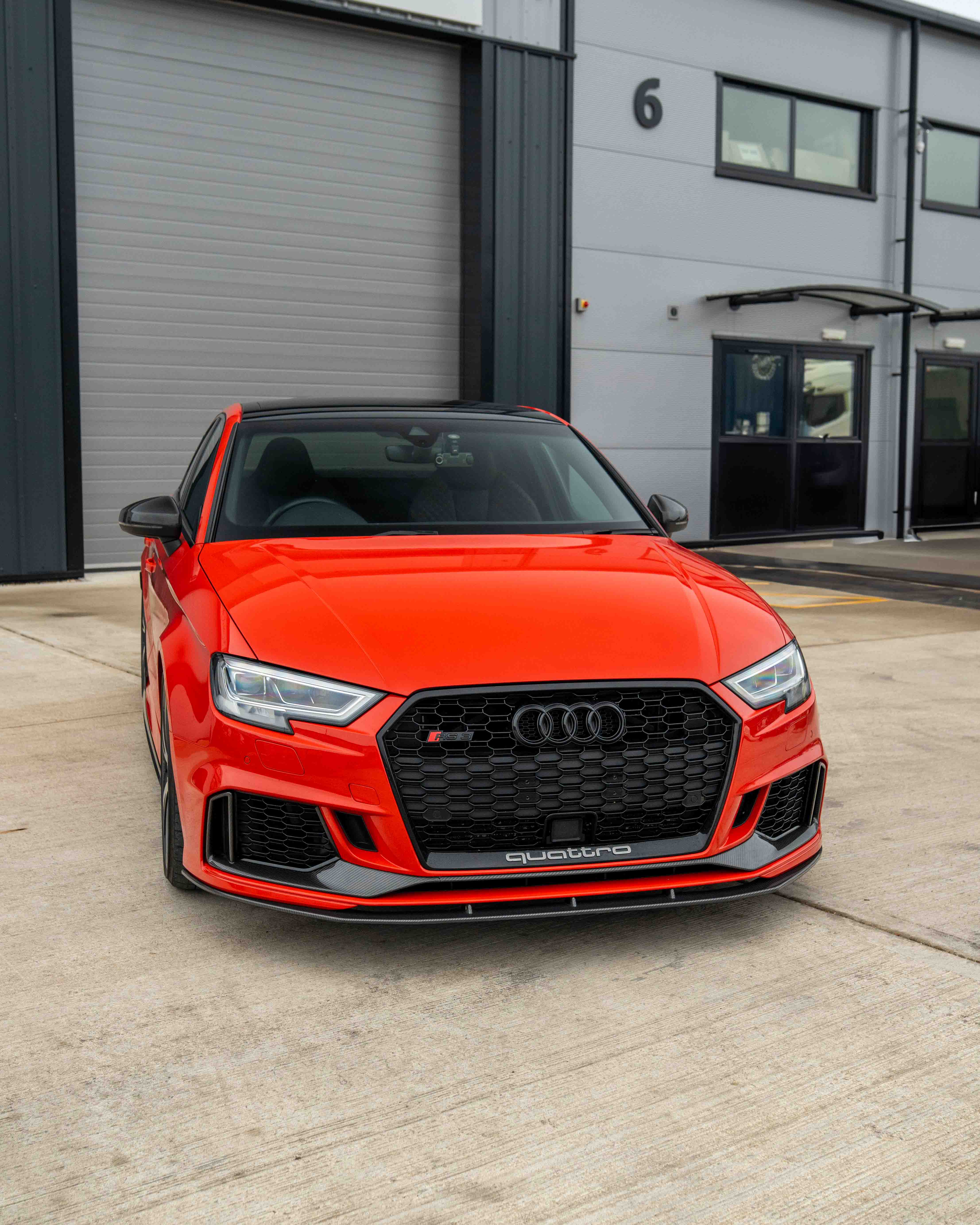 AUDI RS3 8V SALOON CARBON FIBRE SPLITTER V1