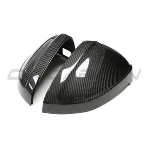 AUDI A4/S4/RS4/A5/S5/RS5 B9 2016-2025 PRE-PREG CARBON FIBRE MIRRORS - WITH LANE ASSIST