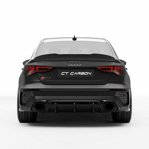 AUDI RS3 8Y 2022-2024 CARBON FIBRE REAR DIFFUSER V2 - CT DESIGN