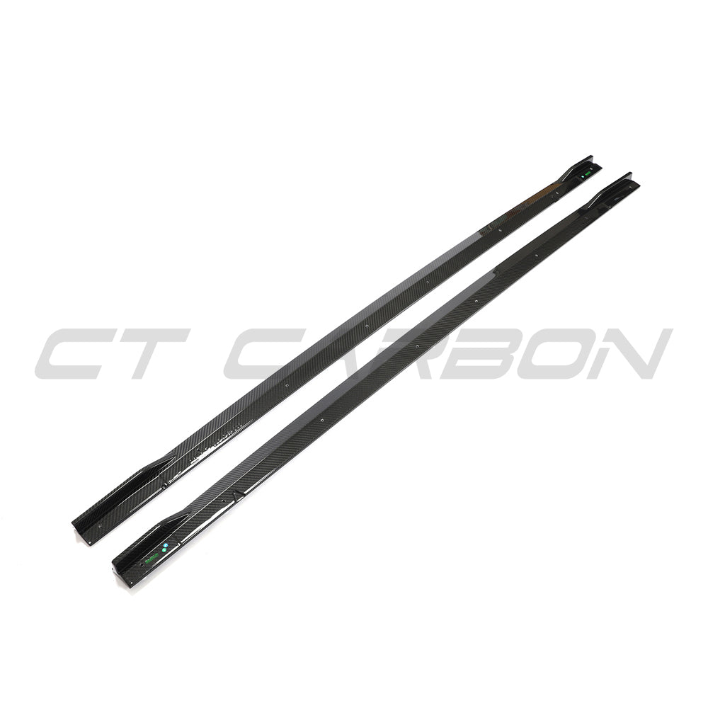 AUDI RS3 8Y 2022+ CARBON FIBRE SIDE SKIRTS V1 - CT DESIGN