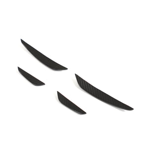 AUDI RS3 8Y 2025+ CARBON FIBRE FRONT BUMPER CANARDS - CT DESIGN