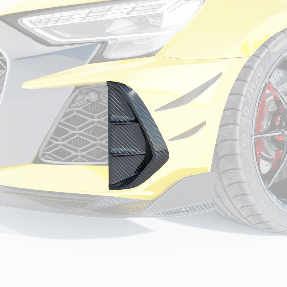 AUDI RS3 8Y 2025+ CARBON FIBRE FRONT BUMPER VENTS- CT DESIGN