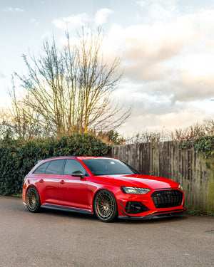 AUDI RS4 B9.5 CARBON FIBRE SIDE SKIRTS - CT DESIGN