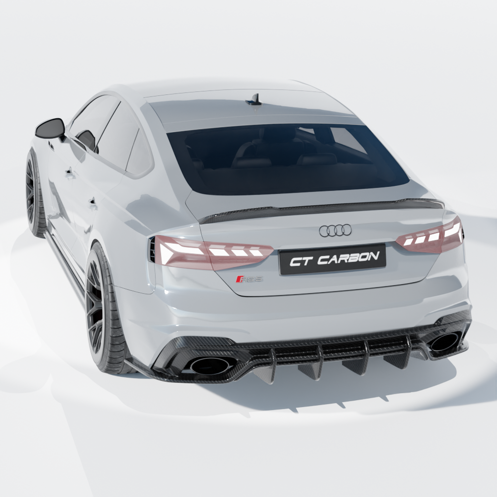 audi rs5 b9.5 carbon fibre diffuser