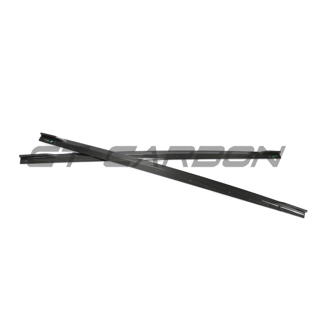 AUDI RS6/RS7 C8 AVANT CARBON FIBRE SIDE SKIRTS V1 - CT DESIGN