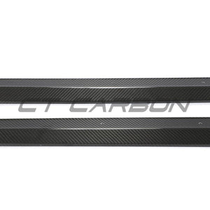AUDI RS6/RS7 C8 AVANT CARBON FIBRE SIDE SKIRTS V1 - CT DESIGN