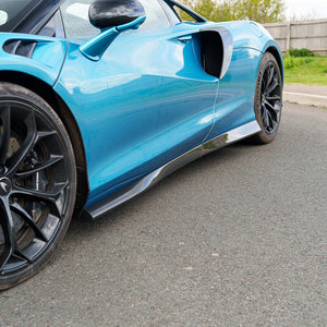 MCLAREN ARTURA 2023+ CARBON FIBRE SIDE SKIRTS - CT DESIGN