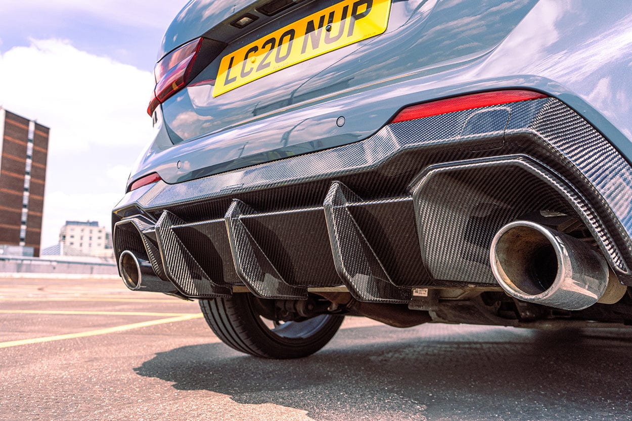 CT CARBON SPLITTER BMW 1 SERIES F40 CARBON FIBRE DIFFUSER - CT DESIGN