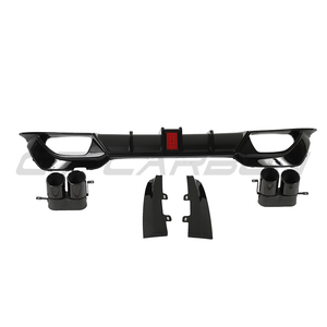 BMW G20/G21 3 SERIES 2019-2022 PRE LCI GLOSS LED BLACK DIFFUSER WITH TIPS