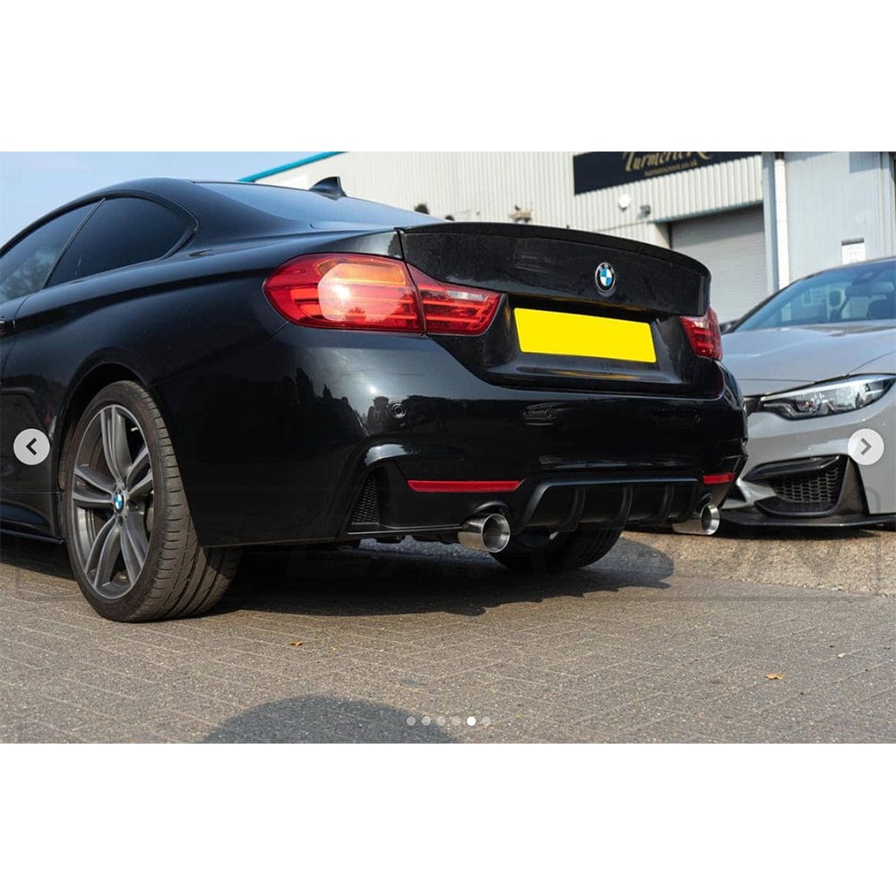 BLAK BY CT Full Kit BMW 4 SERIES F33 GLOSS BLACK FULL KIT (TWIN EXHAUST) - MP STYLE - BLAK BY CT CARBON