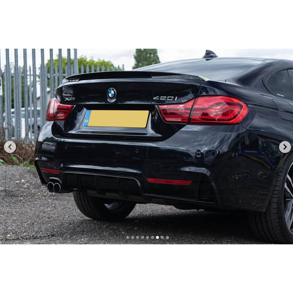 BLAK BY CT Full Kit BMW 4 SERIES F36 GLOSS BLACK FULL KIT (TWIN EXHAUST) - MP STYLE - BLAK BY CT CARBON