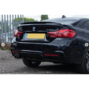 BLAK BY CT Full Kit BMW 4 SERIES F36 GLOSS BLACK FULL KIT (TWIN EXHAUST) - MP STYLE - BLAK BY CT CARBON