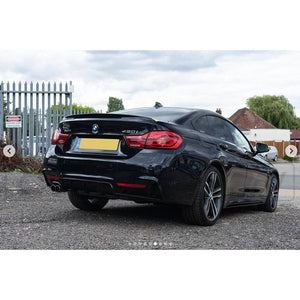 BLAK BY CT Full Kit BMW 4 SERIES F36 GLOSS BLACK FULL KIT (TWIN EXHAUST) - MP STYLE - BLAK BY CT CARBON