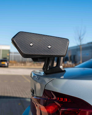 BMW F80 M3 & F30 3 SERIES CARBON FIBRE SWAN NECK WING - CT DESIGN