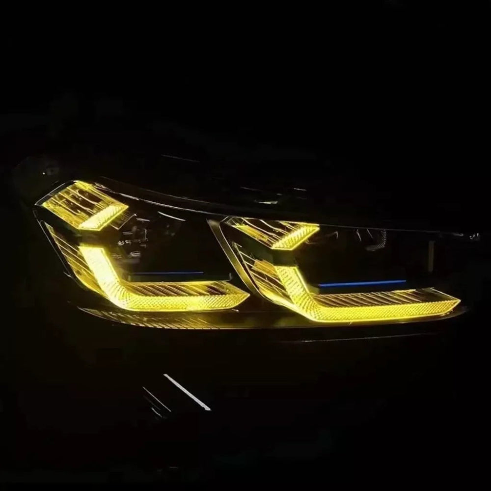 BMW G02 X4 LCI YELLOW ADAPTIVE DRL MODULE SET (2022+)