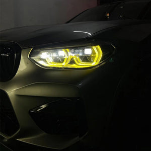 BMW F98 X4M PRE-LCI YELLOW ADAPTIVE DRL MODULE SET (2018-2021)