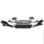BMW G42 2 SERIES 2022+ GLOSS BLACK DIFFUSER WITH TIPS - V1