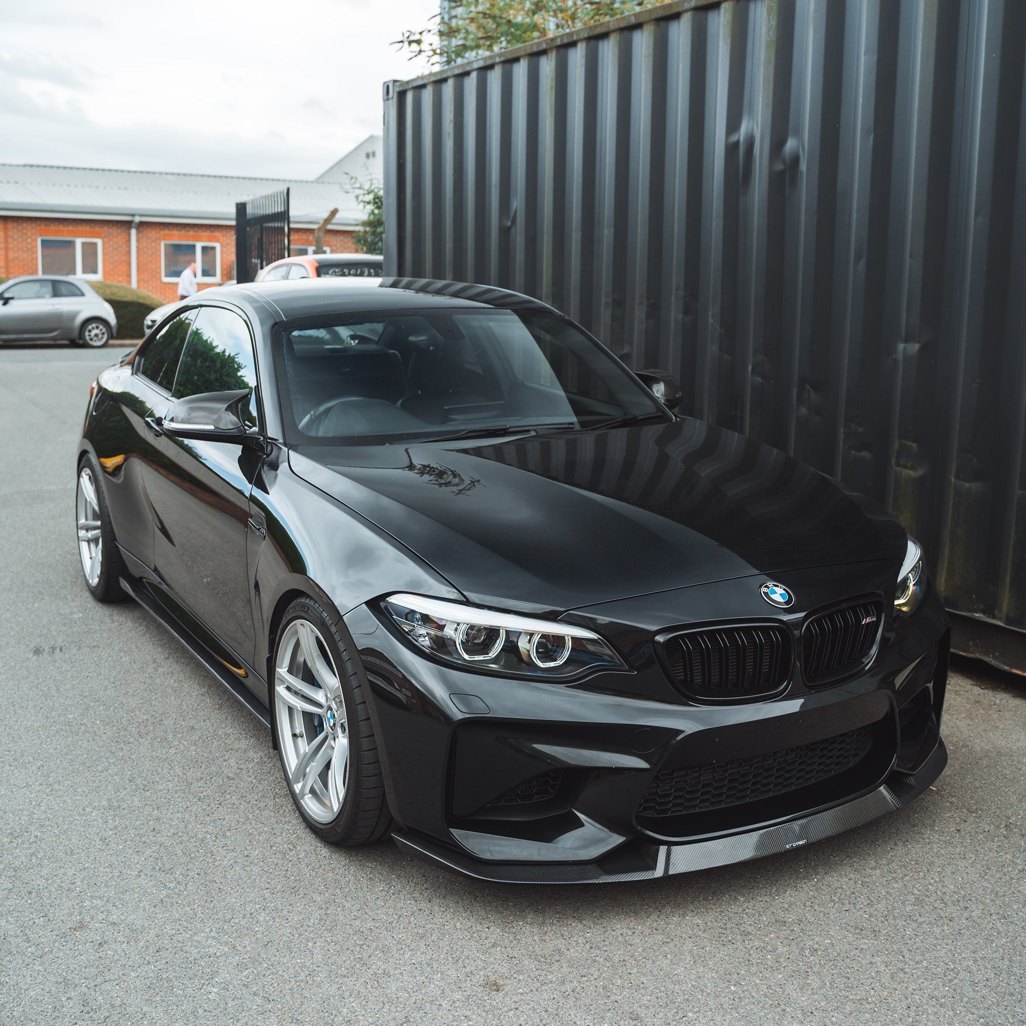 BMW M2 F87 N55(OG) 2015-2017 CARBON FIBRE SPLITTER V2