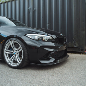 BMW M2 F87 N55(OG) 2015-2017 CARBON FIBRE SPLITTER V2