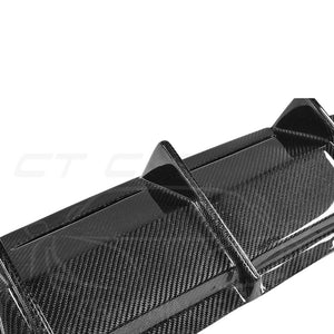 BMW M2/M2C F87 CARBON FIBRE DIFFUSER - V4