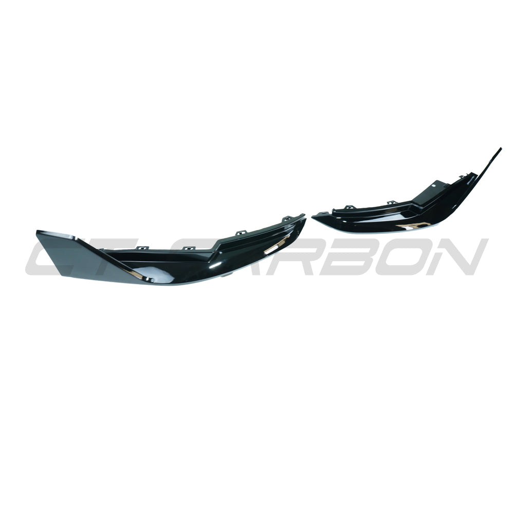 BMW M3 (G80 G81) GLOSS BLACK REAR BUMPER CORNERS - MP STYLE